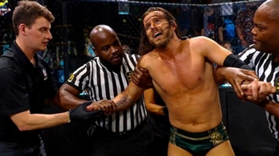 Adam Cole helped from the ring following brutal attack by Kyle O'Reilly: WWE NXT Exclusive, July 27, 2021